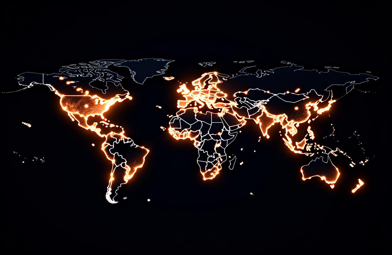 Global financial data nodes connectivity